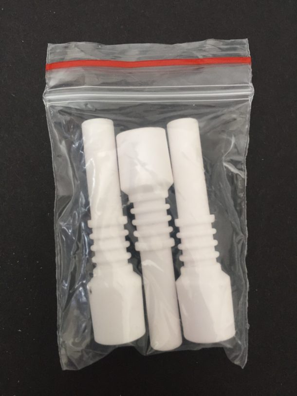 nectar collector accessories 3pcs 10mm ceramic tips by Redytek