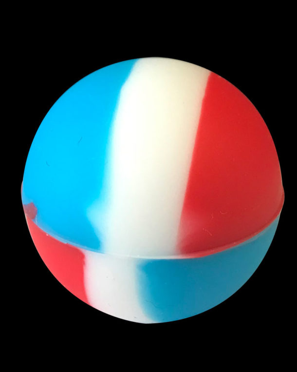 5ml silicone red white blue rosin ball storage container by Redytek