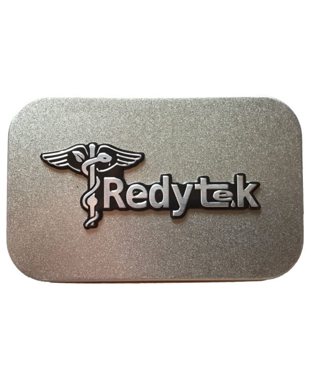 NEW Redytek discreet rosin tin with 2 5ml silicone containers for rosin concentrate oils